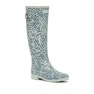 Hunter Refined Tall Coral Print Waterproof Boot 7